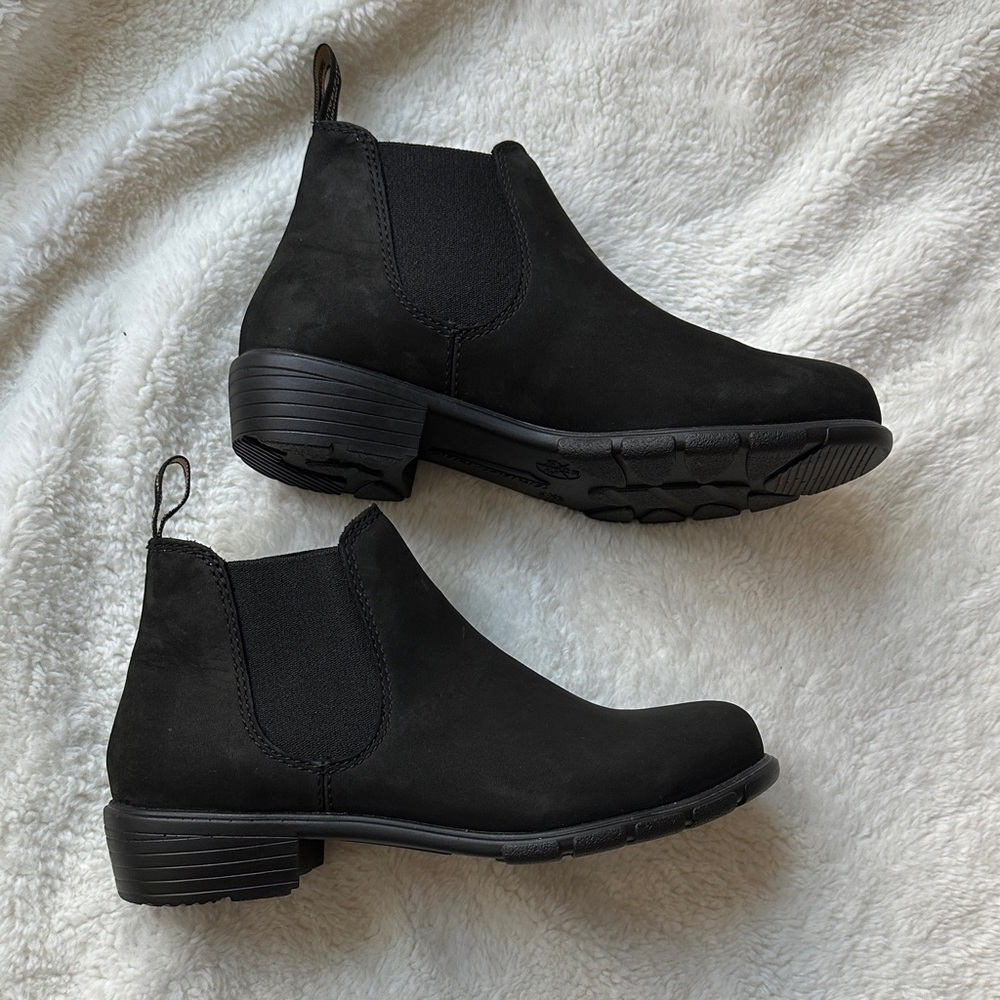 Blundstone Classic Black Leather Ankle Boots Size 7.5 US Women's - Picture 5 of 8